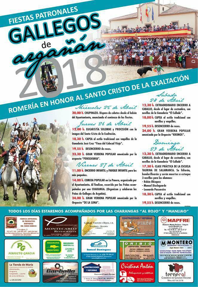Romería en honor al Santo Cristo de la Exaltación 2018 Gallegos de Argañán